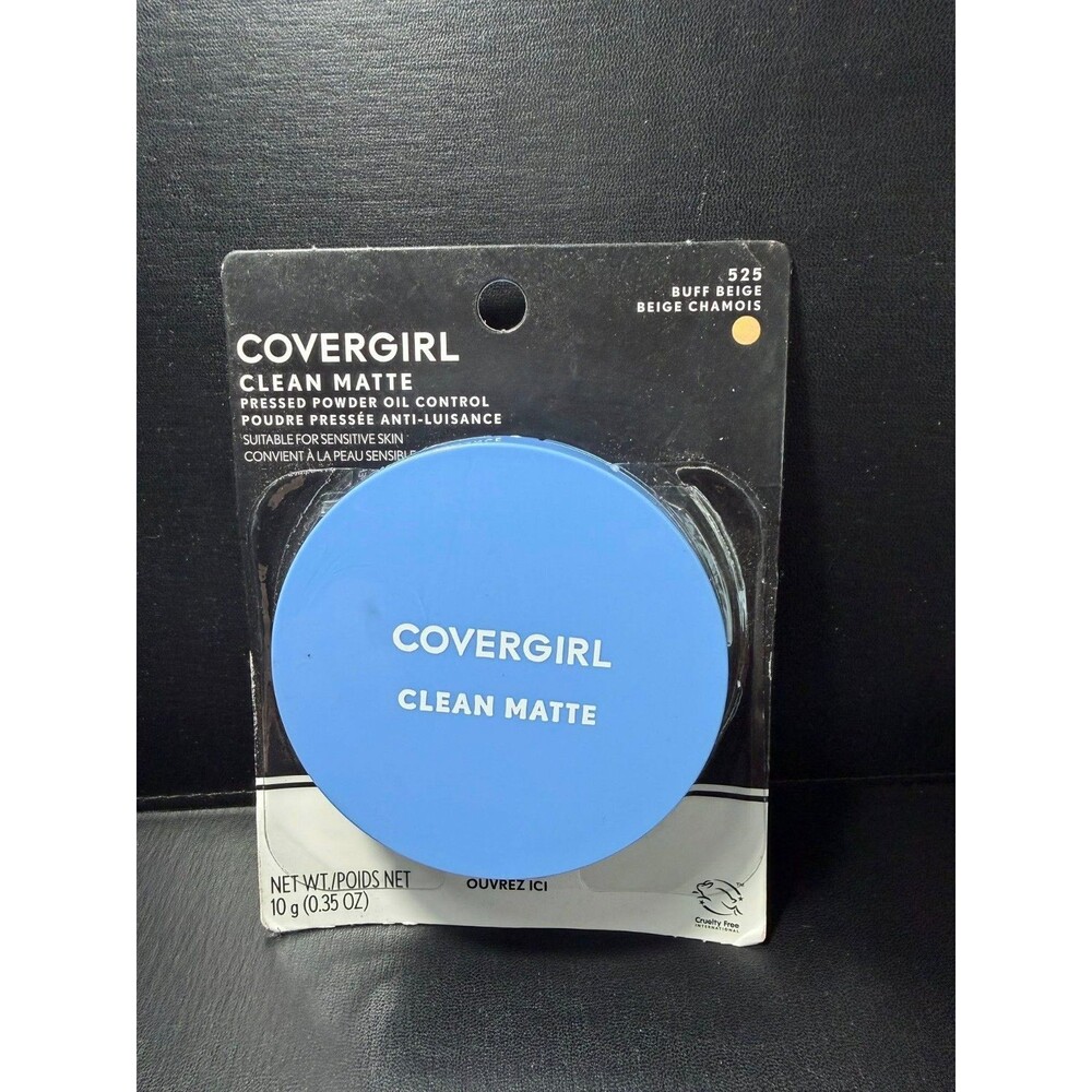 CoverGirl Clean Matte Pressed Powder Oil Control – 525 Buff Beige – NEW